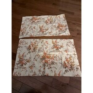 Vintage Floral Pillowcase Tastemaker No Iron Musliim set of 2